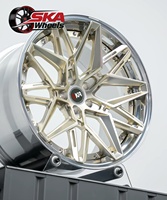 Jantes forgées en deux parties en alliage T6 de luxe, concaves profondes, 17-22 pouces, 5x114.3/120/112, légères, pour Audi/Rolls-Royce/Ferrari