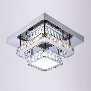Lampes de lustre en cristal modernes de nouveau style Plafonnier led de forme carrée intelligente pour le salon - Product Image 2