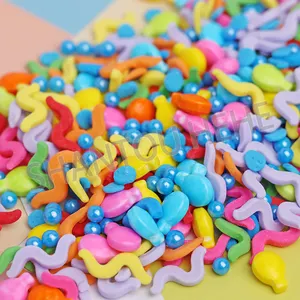 Leuke Gekleurde Lint Bar Dragees Eetbare Cake Sprinkles Mix Redelijke Prijs Factory Verkoop Bakkerij Ingrediënten Voor Taart Decoraties