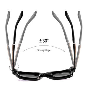 Lunettes de soleil unisexes CATERSIDE à monture carrée en acétate, polarisées, personnalisées, de luxe, essentielles pour les voyages en plein air, protection UV400 - Product Image 3