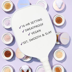 Ultra Fine Matte Loose Setting <strong>Powder</strong> <strong>With</strong> <strong>Puff</strong> Private Label 10 Colors <strong>Talc</strong> Free Lightweight Loose Setting <strong>Powder</strong> - Product Image 6