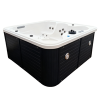 Baignoires Spa en Acrylique Modernes pour 6 Personnes à Prix Bas, Vente en Gros Directe de Fournisseurs Chinois, avec 10 Jets, Garantie 5 Ans, pour Hôtels et Jacuzzi Extérieur