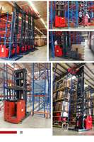 Forklift Elektrik MIMA MFZ16M 3-Way VNA untuk Lorong Sempit, Penumpuk Pallet 1.2-1.6 Ton, Baterai Asam Timbal, Ban Solid/Poliuretan, Bersertifikasi CE