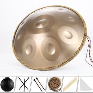 Tambours à disque à main <span class=keywords><strong>Handpan</strong></span> de qualité professionnelle Disque à main 440 Hz 432 Hz Instruments à tambour éthérés vente en gros transfrontalière - Product Image 2