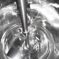 Machine à fabriquer de la sauce tomate, de la sauce salade, de la mayonnaise, réservoir de mélange à double enveloppe en acier inoxydable avec mélangeur homogénéisateur