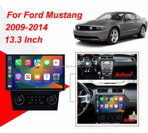 เครื่องเล่นมัลติมีเดียติดรถยนต์หน้าจอแนวตั้งขนาด 13.3 นิ้ว ระบบ Android 13 สไตล์ Tesla สำหรับรถยนต์ Ford Mustang ปี 2009-2014 - Product Image 6