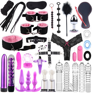 Kit d'équipement BDSM : <span class=keywords><strong>Masque</strong></span> SM et pince pour le clitoris, attaches <span class=keywords><strong>de</strong></span> lit pour jeux adultes, jouets sexuels - Product Image 3