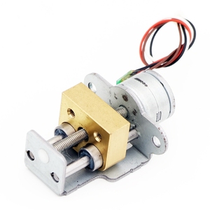 Moteur pas à pas linéaire miniature <span class=keywords><strong>QQ</strong></span> SM1524 15BY 6V DC 2 phases NEMA 6 avec curseur en cuivre et course de 20 mm - Product Image 2