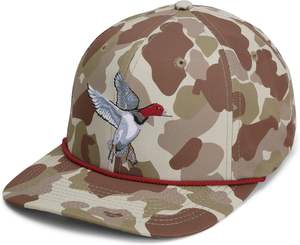 Pato Retro camuflaje 256 Snapback gorra de camionero logotipo bordado personalizado perfil bajo papá Gorras gorra poliéster pesca al aire libre - Product Image 2