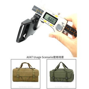 หัวเข็มขัดแบบดึงคู่ A047 เส้นผ่านศูนย์กลางภายใน 51 มม. อุปกรณ์เสริมกระเป๋าเป้สะพายหลังแบบยุทธวิธีพลาสติกกันน้ำ - Product Image 4