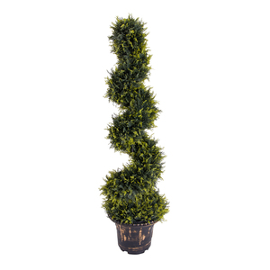 Albero di <span class=keywords><strong>Cipresso</strong></span> a Spirale Artificiale in Vaso, in Plastica Ecologica Resistente ai Raggi UV, per Interni ed Esterni, Giardino, Patio, Paesaggistica - Product Image 4