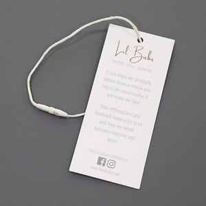Nhãn Mua Sắm Cổ Phiếu Có Logo Thẻ Treo Sang Trọng Giấy Tái Chế Tùy Chỉnh Thẻ Treo Sang Trọng Dập Nóng Cho Quần Áo - Product Image 5
