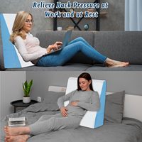 Nach der Operation Rückens ch merzen Linderung Bein Elevation Memory Foam Kissen Dreieck Neigung Bett Keil Seite Schlaf kissen für Rückens tütze