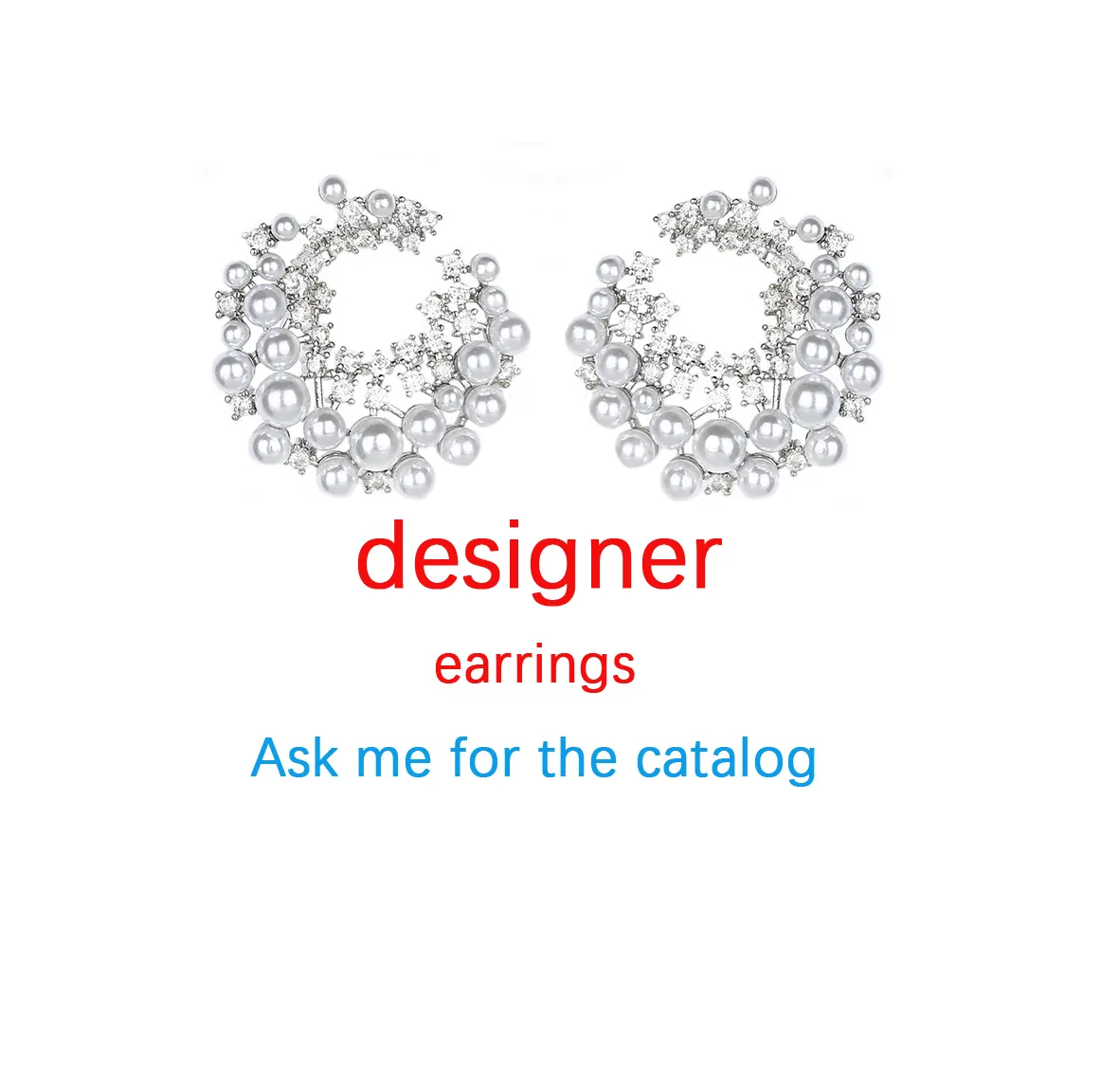 Wholesale wedding cd jewelry Brand designer stainless steel earrings luxury fashion pearl women cc gg long pendant necklace