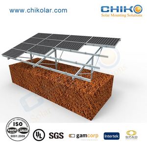 Chiko วงเล็บโซลาร์เซลล์ที่ติดตั้งบนพื้นปรับแต่งได้ระบบ AL6005-T5/SUS304 - Product Image 4