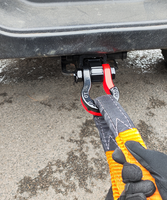 Sangle de remorquage de voiture de récupération d'accessoires tout-terrain 4x4 de haute qualité avec cravate de sac de bûche personnalisée