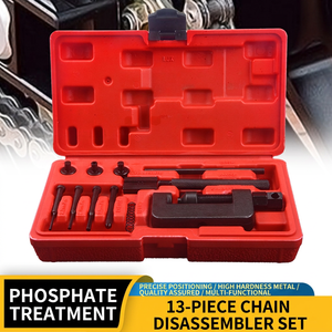Kit de herramientas para quitar cadenas de bicicleta, acero al cromo vanadio, para reparación y mantenimiento de cadenas de motocicletas y bicicletas - Product Image 3