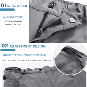 Pantaloncini da <span class=keywords><strong>Mountain</strong></span> <span class=keywords><strong>Bike</strong></span> da uomo su misura pantaloncini da MTB pantaloncini da bici da ciclismo larghi con imbottitura, rilassati - Product Image 5
