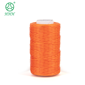 Encerado <span class=keywords><strong>hilo</strong></span> de coser de <span class=keywords><strong>Macrame</strong></span> cera de polietileno encerado máquina de vela 510 globo de hilos 840D/3 poliéster plana jh005 - Product Image 3