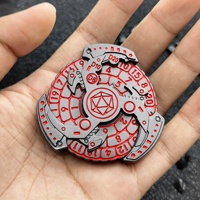 LuxeRoll Roda Dadu Putar DND, Dadu Logam 7 in 1, Dadu Mekanik Vintage untuk Permainan Meja Dungeons & Dragons