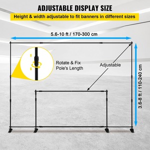 2.4m 3m Alüminyum Alaşımlı Fotoğraf Arka Plan Standı Fotoğraf Arka Plan Bezi Braketi Asma Çubuğu Canlı Yayın Yeşil Ekran Kumaşı - Product Image 3