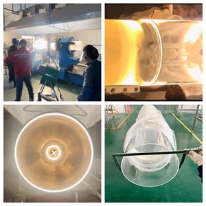 <span class=keywords><strong>Tube</strong></span> <span class=keywords><strong>en</strong></span> quartz transparent sur mesure de grand diamètre avec bride et trou / <span class=keywords><strong>Tube</strong></span> <span class=keywords><strong>en</strong></span> <span class=keywords><strong>verre</strong></span> de quartz à paroi épaisse haute pression de grand diamètre - Product Image 5