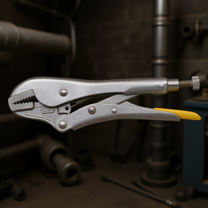 คีมปรับระดับได้แบบล็อคตัวเอง ปากคีบตรงขนาน 8 นิ้ว สำหรับงานประปาและงานเครื่องกล - Product Image 3