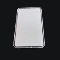 Capsule à pièces carrée Quadrum de 10 oz, 50x38,5x2 mm, en PS, pour pièces d'argent Dragon de la Perth Mint, conteneur pour lingot d'argent de 1 oz