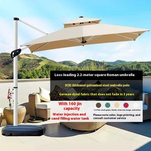 <span class=keywords><strong>Parasol</strong></span> Romain Extérieur Grande Taille PVC Aluminium Cour Soleil Stalle Intérieur <span class=keywords><strong>Parasol</strong></span> Lumière Jardin Terrasse Protecteur Solaire pour Villa - Product Image 6