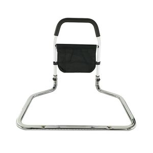 Barre de lit à hauteur fixe pour faciliter la mise en position debout et prévenir les chutes, main courante de sécurité durable, dispositif d'assistance, 120 cm et moins, noir - Product Image 1