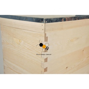 Thiết bị nghề nuôi ong 1 lớp sâu Hive hộp langstroth 10 khung tổ ong cho ong - Product Image 6