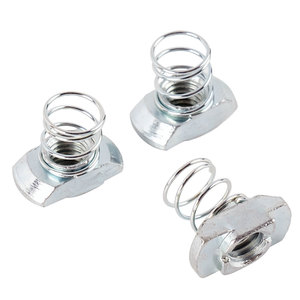 Tùy Chỉnh M4 M5 M6 Carbon Thép T Khe Cắm Mùa Xuân Các Loại Hạt Kênh Mùa Xuân T Nut Cho 8 Khe Cắm Nhôm Hồ Sơ - Product Image 4