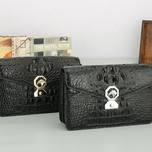 Bolso de mano para hombre de New <span class=keywords><strong>Thai</strong></span> Siamese Casual Crocodile Leather Clutch Fashion Trend Business Bag con cierre de cremallera - Product Image 1