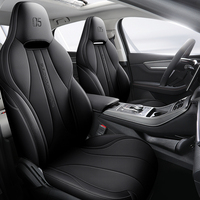 Fundas de Asiento de Coche de Piel Sintética Personalizadas, Nuevas, para las Cuatro Estaciones, Compatibles con Airbag, Juego Completo para BYD Qin PLUS