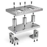 Supports de fixation en L sur mesure pour usinage CNC OEM, colonnes de support pour applications de fixation d'objets usinés multi-axes en alliages d'acier
