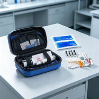 Sac isotherme médical en gros avec affichage de la température, étui de transport portable pour la chaîne du froid, idéal pour le stockage d'insuline et de médicaments