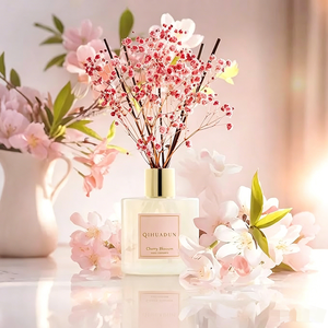 Diffuseur de roseaux à la fleur de cerisier écologique longue durée, parfum naturel pour salon, chambre, salle de bain, parfum floral délicat - Product Image 2
