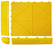 Dalles de sol en vinyle de qualité industrielle, antidérapantes, amovibles, pour lavage de voitures - Product Image 6