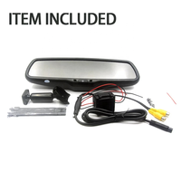 Monitor para Auto/Camioneta IPoster de 7.5 Pulgadas IPS, Espejo Retrovisor AHD 1080P, Entrada de Video de 2 Canales con Soporte No1, Compatible con Toyota, Jeep, Honda, Ford
