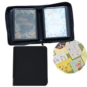Juego de organizadores de tarjetas de felicitación, soporte para tarjetas de felicitación, carpeta para tarjetas de cumpleaños y Navidad - Product Image 6