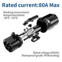Convertisseur de charge NACS vers GB pour véhicules électriques chinois BYD NIO XPeng, chargeur mural portable AC niveau 2 IP65