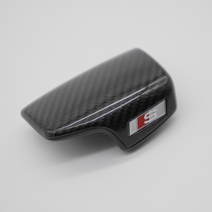 Nouvelle Vente Chaude : Cache-levier de vitesse en fibre de carbone, cadre et soufflet universels compatibles avec tous les modèles <span class=keywords><strong>Audi</strong></span> – Rétrofit/Amélioration - Product Image 6