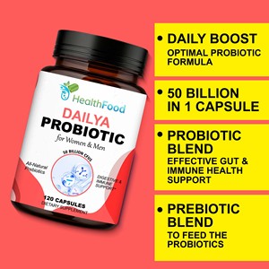 Cápsulas Probióticas Diarias Personalizadas OEM ODM, Mezcla Probiótica, Apoya la Salud Inmunológica Mediante el Bienestar General, Suplemento Dietético - Product Image 3