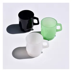Glassware Espresso Double Wall Jade Glass Cups Clear Christmas Coffee Mugs For Gift