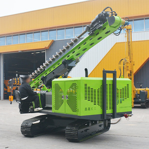 Photovoltaic <b>Pile</b> <b>Driver</b> Factory Direct Supply 360 . Rotating Crawler Punching Drilling Machine Solar Small <b>Pile</b> <b>Driver</b> - Product Image 4