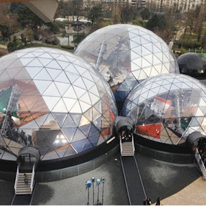 Nouvelle conception de tente de glamping de luxe en forme de capsule étoile, dôme géodésique en verre, hôtel, resort - Product Image 2