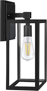 Aplique de luz de pared para exteriores decorativo de pantalla de vidrio Vintage de alta calidad, aplique de pared impermeable antioxidante, luminaria - Product Image 5