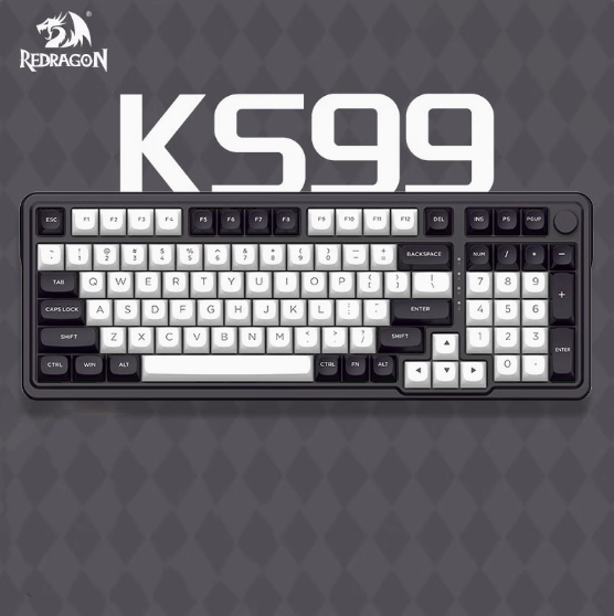 มังกรแดง ks99การไล่ระดับสีฟ้า [ไร้สายสามโหมด]