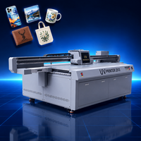 2513 Printer UV Flatbed untuk Dekorasi Rumah Panel Dinding Keramik Ubin Kaca Seni Cetak Digital Mesin Inkjet UV