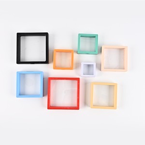 Boîte <span class=keywords><strong>de</strong></span> rangement anti-poussière en film plastique PE personnalisée 9*9cm, boîte <span class=keywords><strong>de</strong></span> présentation <span class=keywords><strong>de</strong></span> bijoux, boîte <span class=keywords><strong>de</strong></span> rangement pour bagues, colliers, bracelets et boucles d'oreilles - Product Image 6